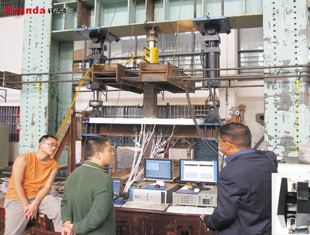 50t dynamic loading cylinder of Hunan University